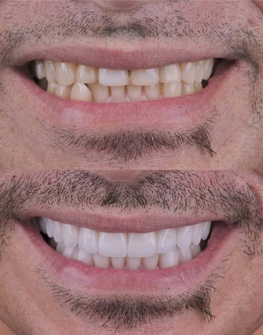 20 lentes em porcelana - resultado